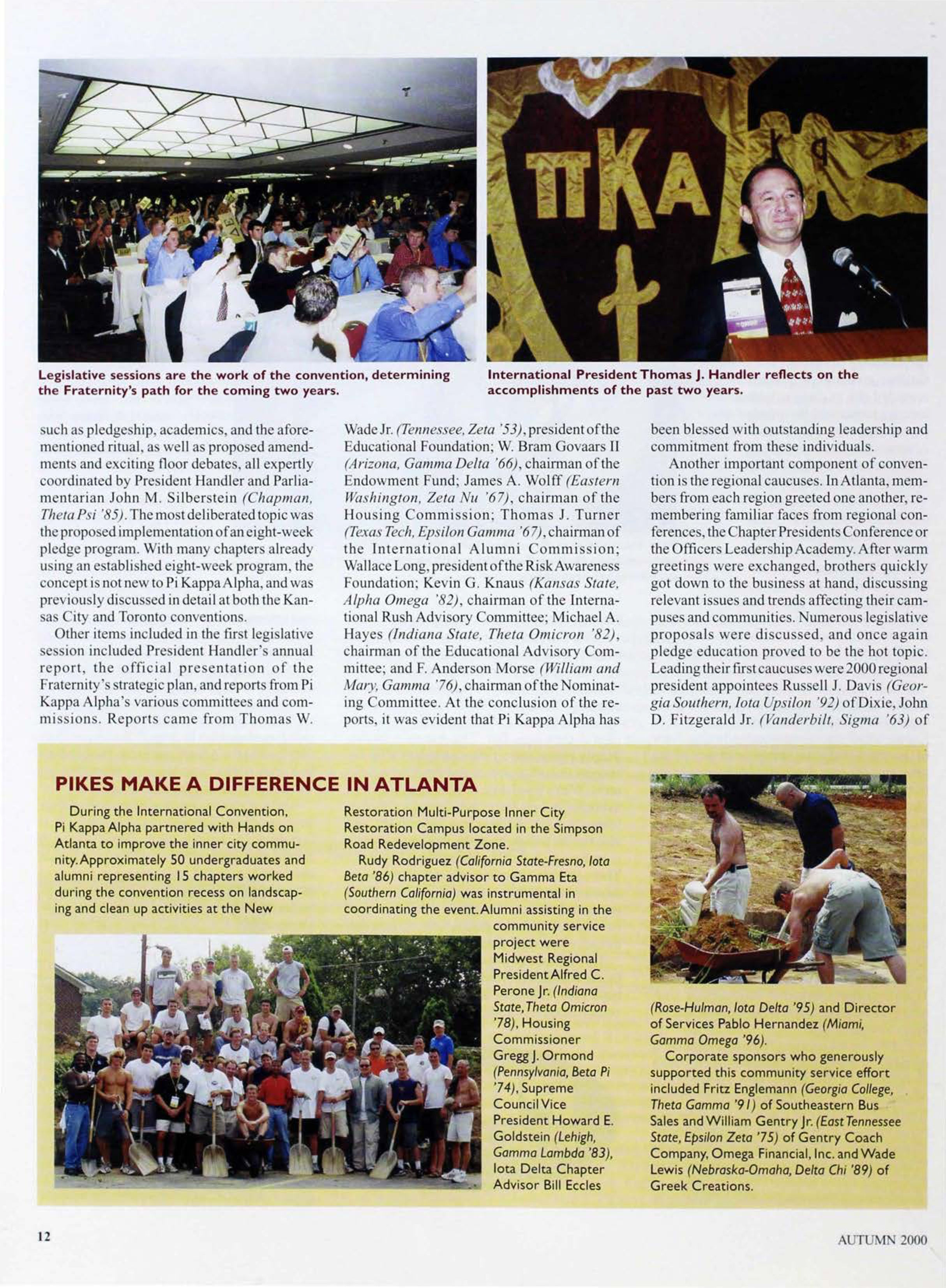 Pikes Make A Difference in Atlanta